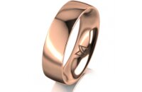 Ring 18 Karat Rotgold 5.5 mm poliert