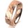 Ring 18 Karat Rotgold 5.5 mm diamantmatt