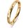Ring 14 Karat Gelbgold 2.5 mm diamantmatt