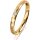 Ring 18 Karat Gelbgold 2.5 mm diamantmatt 1 Brillant G vs 0,025ct