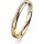 Ring 14 Karat Gelb-/Weissgold 2.5 mm poliert