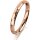 Ring 14 Karat Rotgold 2.5 mm diamantmatt
