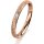 Ring 14 Karat Rotgold 2.5 mm kristallmatt 1 Brillant G vs 0,025ct