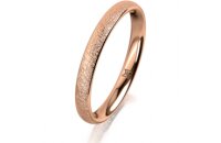Ring 18 Karat Rotgold 2.5 mm kreismatt