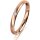 Ring 18 Karat Rotgold 2.5 mm l&auml;ngsmatt 1 Brillant G vs 0,025ct