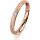 Ring 18 Karat Rotgold 2.5 mm kreismatt 1 Brillant G vs 0,025ct