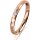 Ring 18 Karat Rotgold 2.5 mm diamantmatt 1 Brillant G vs 0,025ct