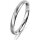 Ring 14 Karat Weissgold 2.5 mm längsmatt 1 Brillant G vs 0,025ct
