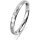 Ring 14 Karat Weissgold 2.5 mm diamantmatt 1 Brillant G vs 0,025ct