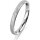 Ring 18 Karat Weissgold 2.5 mm kreismatt 1 Brillant G vs 0,025ct