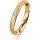 Ring 14 Karat Gelbgold 3.0 mm kreismatt 1 Brillant G vs 0,025ct