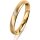 Ring 14 Karat Gelbgold 3.0 mm sandmatt 1 Brillant G vs 0,025ct