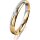 Ring 14 Karat Gelb-/Weissgold 3.0 mm poliert 1 Brillant G vs 0,025ct