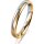 Ring 18 Karat Gelb-/Weissgold 3.0 mm längsmatt