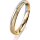 Ring 18 Karat Gelb-/Weissgold 3.0 mm kreismatt