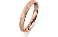 Ring 14 Karat Rotgold 3.0 mm kreismatt