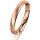 Ring 14 Karat Rotgold 3.0 mm sandmatt