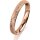 Ring 14 Karat Rotgold 3.0 mm kristallmatt