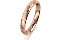 Ring 14 Karat Rotgold 3.0 mm diamantmatt