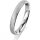 Ring 14 Karat Weissgold 3.0 mm kreismatt