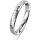 Ring 14 Karat Weissgold 3.0 mm diamantmatt