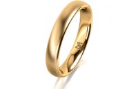 Ring 14 Karat Gelbgold 3.5 mm l&auml;ngsmatt