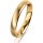 Ring 14 Karat Gelbgold 3.5 mm l&auml;ngsmatt