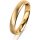 Ring 14 Karat Gelbgold 3.5 mm sandmatt