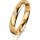 Ring 14 Karat Gelbgold 3.5 mm poliert 1 Brillant G vs 0,025ct