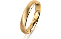 Ring 18 Karat Gelbgold 3.5 mm sandmatt