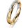 Ring 14 Karat Gelb-/Weissgold 3.5 mm poliert 1 Brillant G vs 0,025ct