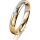 Ring 18 Karat Gelb-/Weissgold 3.5 mm poliert 1 Brillant G vs 0,025ct