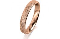Ring 14 Karat Rotgold 3.5 mm kristallmatt