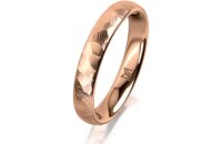 Ring 14 Karat Rotgold 3.5 mm diamantmatt