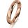 Ring 14 Karat Rotgold 3.5 mm poliert 1 Brillant G vs 0,025ct