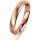 Ring 18 Karat Rotgold 3.5 mm l&auml;ngsmatt