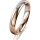 Ring 14 Karat Rot-/Weissgold 3.5 mm poliert