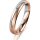 Ring 18 Karat Rot-/Weissgold 3.5 mm sandmatt