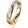 Ring 18 Karat Gelb-/Weissgold 4.0 mm poliert 1 Brillant G vs 0,035ct