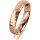 Ring 14 Karat Rotgold 4.0 mm diamantmatt