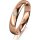 Ring 14 Karat Rotgold 4.0 mm poliert 1 Brillant G vs 0,035ct