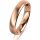 Ring 18 Karat Rotgold 4.0 mm l&auml;ngsmatt