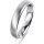 Ring 14 Karat Weissgold 4.0 mm sandmatt