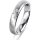 Ring 14 Karat Weissgold 4.0 mm sandmatt 5 Brillanten G vs Gesamt 0,035ct