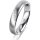 Ring 18 Karat Weissgold 4.0 mm l&auml;ngsmatt 4 Brillanten G vs Gesamt 0,020ct