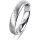 Ring 18 Karat Weissgold 4.0 mm sandmatt 4 Brillanten G vs Gesamt 0,020ct