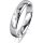 Ring 18 Karat Weissgold 4.0 mm poliert 5 Brillanten G vs Gesamt 0,035ct