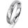 Ring 18 Karat Weissgold 4.0 mm l&auml;ngsmatt 5 Brillanten G vs Gesamt 0,035ct