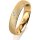 Ring 14 Karat Gelbgold 4.5 mm kreismatt 1 Brillant G vs 0,025ct