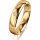 Ring 18 Karat Gelbgold 4.5 mm poliert 1 Brillant G vs 0,025ct